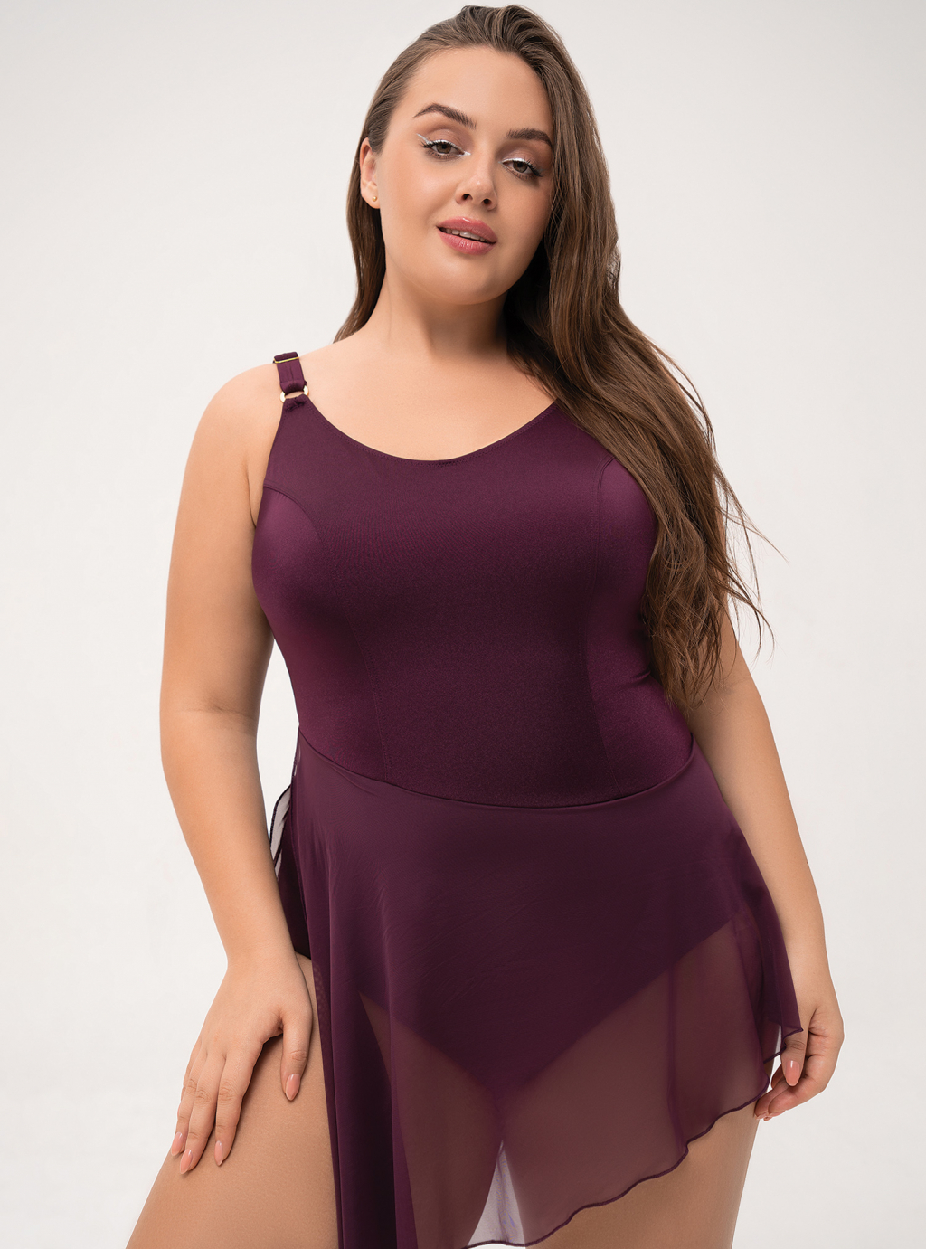 SF145U Купальник (Сливовый (Аквааэробика)