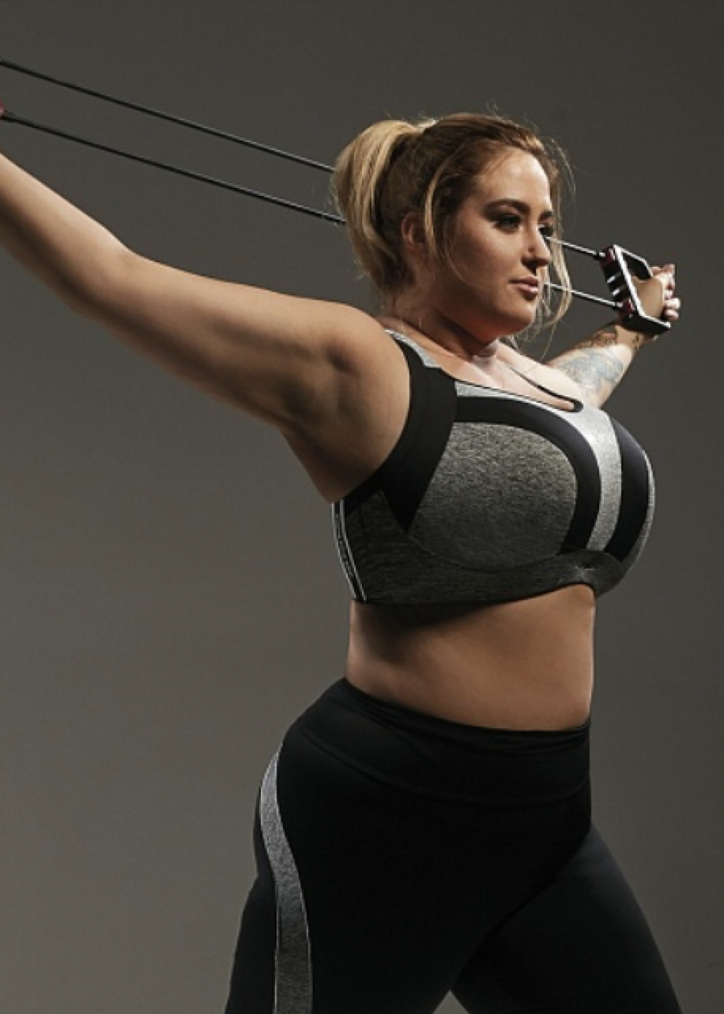 SUNSET BLACK\PINK Sportbra Бюст спортивный