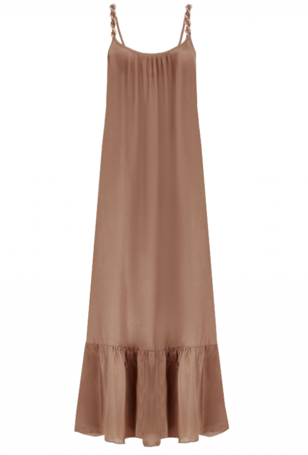 Платье-сарафан из вискозы и шелка