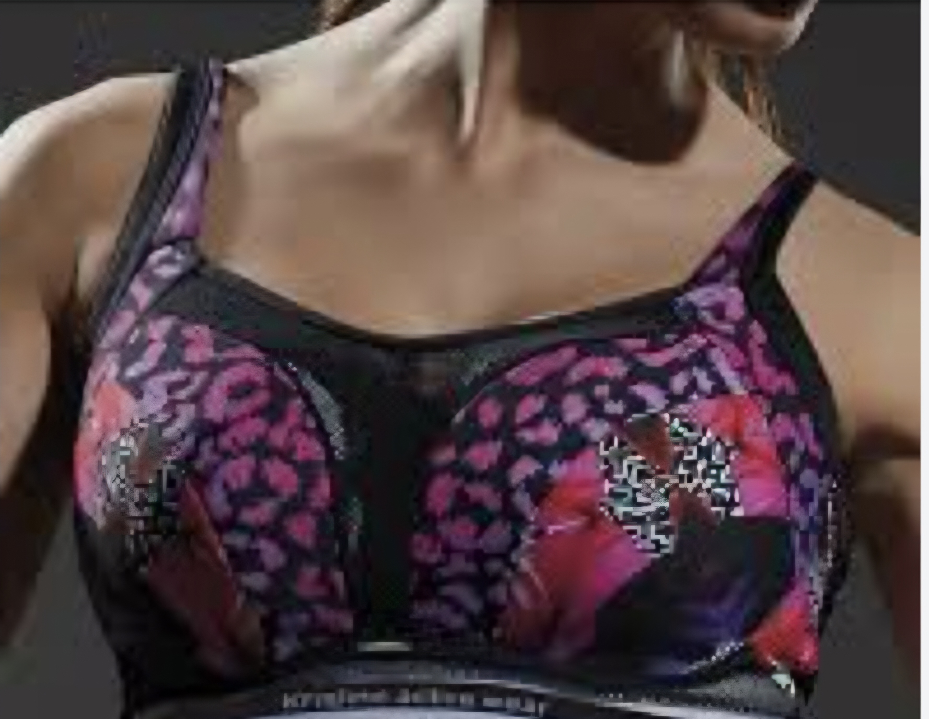 SUNSET BLACK\PINK Sportbra Бюст спортивный